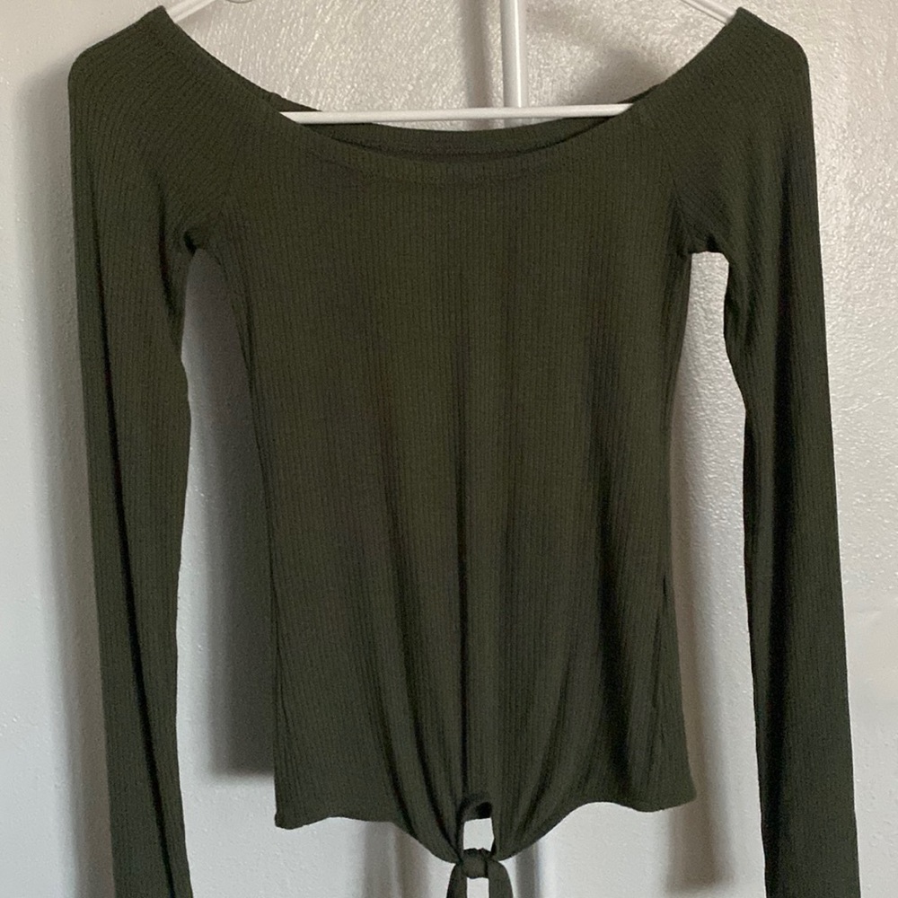 Off-Shoulder Long Sleeve